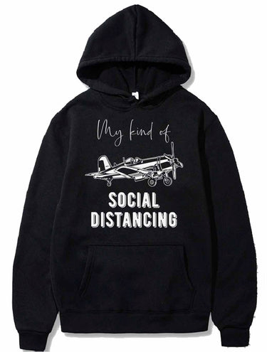 Airplane Pilot - Social Distancing Saying PULLOVER THE AV8R